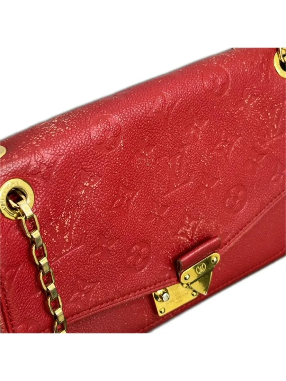 Louis Vuitton Monogram Empreinte Saint Germain PM Dahlia Shoulder Bag